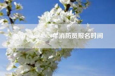 简阳2020年消防员报名时间