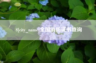 简阳全国消防证书查询