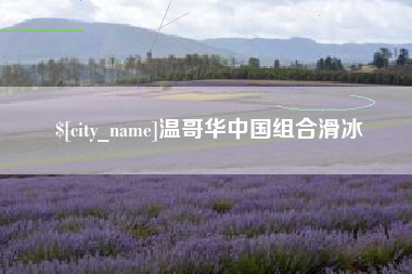 简阳温哥华中国组合滑冰
