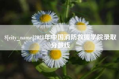 简阳2021年中国消防救援学院录取分数线