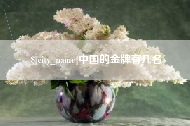 简阳中国的金牌有几名