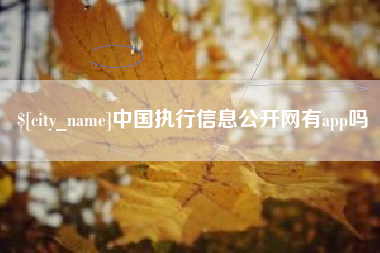 简阳中国执行信息公开网有app吗