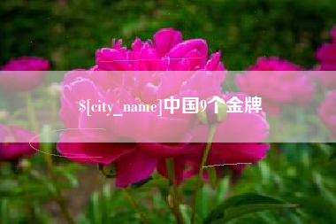 简阳中国9个金牌