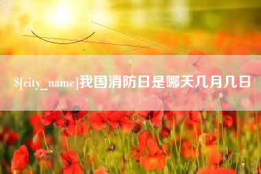 简阳我国消防日是哪天几月几日