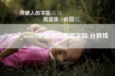 简阳中国消防救援学院 分数线
