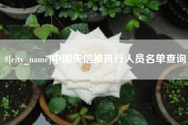 简阳中国失信被执行人员名单查询
