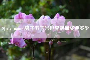 简阳男子五千米世界冠军奖金多少