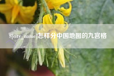 简阳怎样分中国地图的九宫格