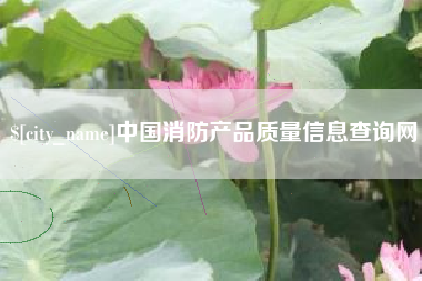 简阳中国消防产品质量信息查询网