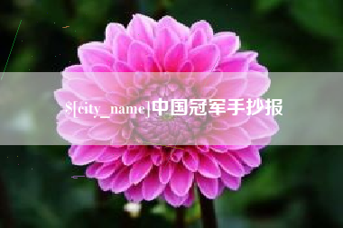 简阳中国冠军手抄报