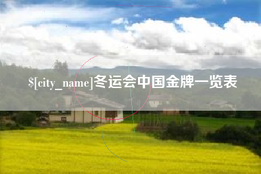简阳冬运会中国金牌一览表