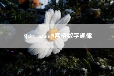 简阳9宫格数字规律